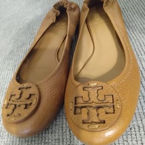 Tory Burch flats brown leather